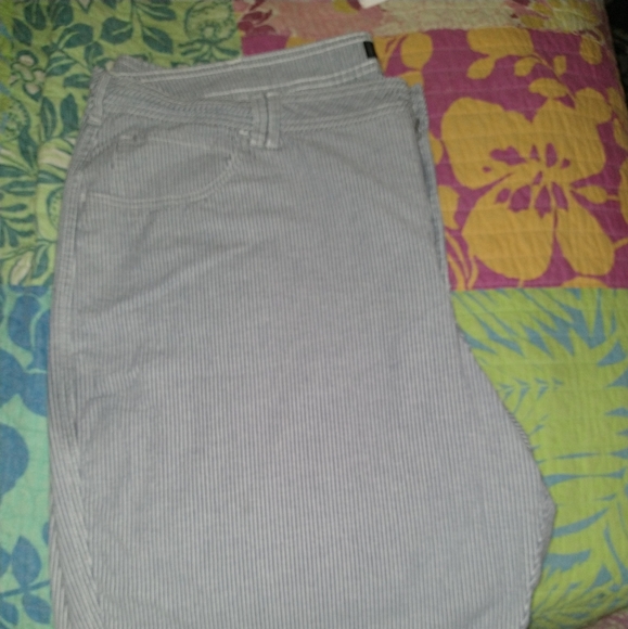 Riders by Lee pin stripe cotton Shorts Size 3xl24W - Picture 8 of 16